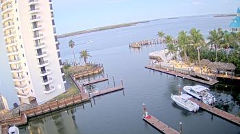 Weather camera view of Sanibel Harbour Yacht Club.