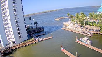 Weather camera view of Sanibel Harbour Yacht Club.