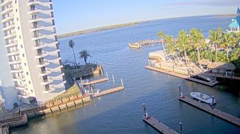 Weather camera view of Sanibel Harbour Yacht Club.