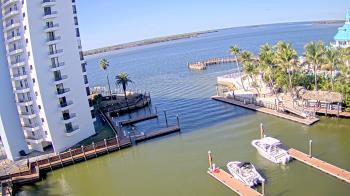 Weather camera view of Sanibel Harbour Yacht Club.