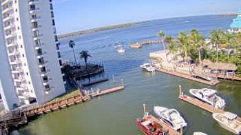 Weather camera view of Sanibel Harbour Yacht Club.