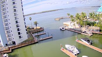 Weather camera view of Sanibel Harbour Yacht Club.