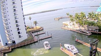 Weather camera view of Sanibel Harbour Yacht Club.