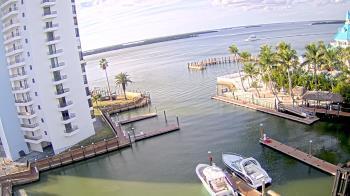 Weather camera view of Sanibel Harbour Yacht Club.
