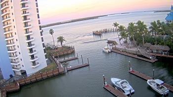 Weather camera view of Sanibel Harbour Yacht Club.
