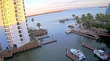 Weather camera view of Sanibel Harbour Yacht Club.