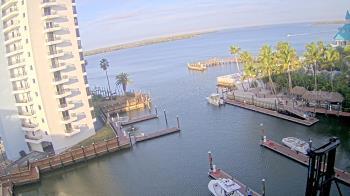 Weather camera view of Sanibel Harbour Yacht Club.