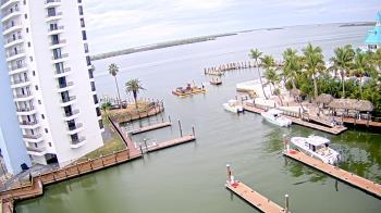 Weather camera view of Sanibel Harbour Yacht Club.