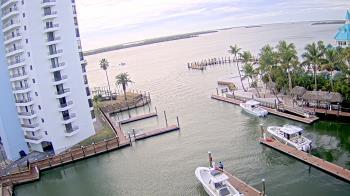 Weather camera view of Sanibel Harbour Yacht Club.
