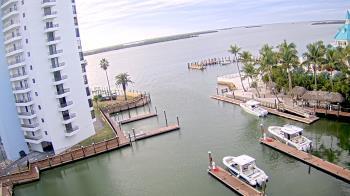 Weather camera view of Sanibel Harbour Yacht Club.