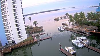 Weather camera view of Sanibel Harbour Yacht Club.