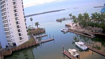 Weather camera view of Sanibel Harbour Yacht Club.