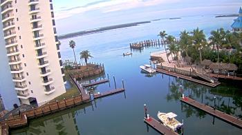 Weather camera view of Sanibel Harbour Yacht Club.