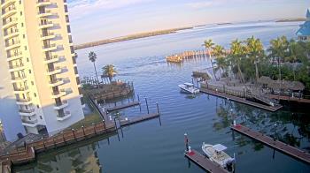 Weather camera view of Sanibel Harbour Yacht Club.