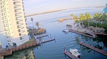 Weather camera view of Sanibel Harbour Yacht Club.
