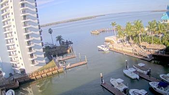 Weather camera view of Sanibel Harbour Yacht Club.