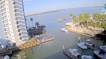 Weather camera view of Sanibel Harbour Yacht Club.