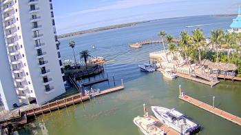 Weather camera view of Sanibel Harbour Yacht Club.
