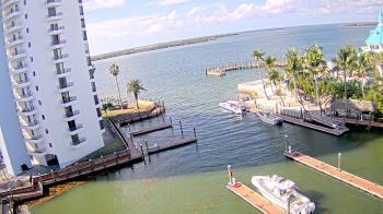 Weather camera view of Sanibel Harbour Yacht Club.