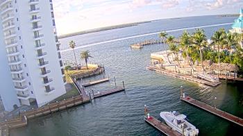 Weather camera view of Sanibel Harbour Yacht Club.
