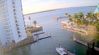 Weather camera view of Sanibel Harbour Yacht Club.