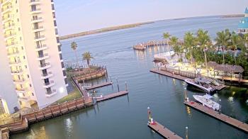 Weather camera view of Sanibel Harbour Yacht Club.