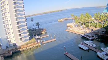 Weather camera view of Sanibel Harbour Yacht Club.