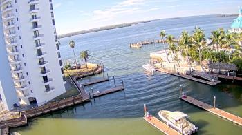 Weather camera view of Sanibel Harbour Yacht Club.