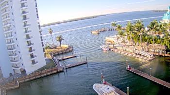 Weather camera view of Sanibel Harbour Yacht Club.