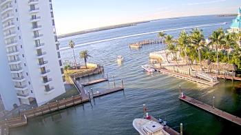 Weather camera view of Sanibel Harbour Yacht Club.