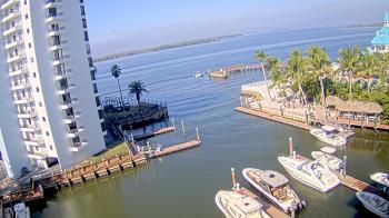 Weather camera view of Sanibel Harbour Yacht Club.