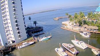 Weather camera view of Sanibel Harbour Yacht Club.