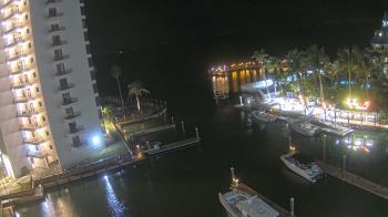 Weather camera view of Sanibel Harbour Yacht Club.