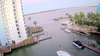 Weather camera view of Sanibel Harbour Yacht Club.
