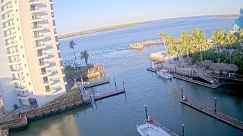 Weather camera view of Sanibel Harbour Yacht Club.