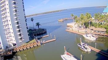 Weather camera view of Sanibel Harbour Yacht Club.