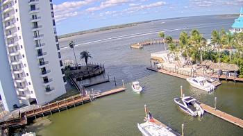 Weather camera view of Sanibel Harbour Yacht Club.