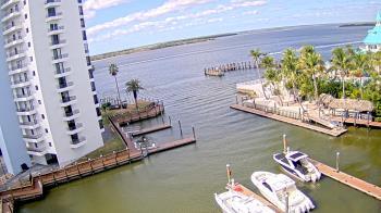 Weather camera view of Sanibel Harbour Yacht Club.