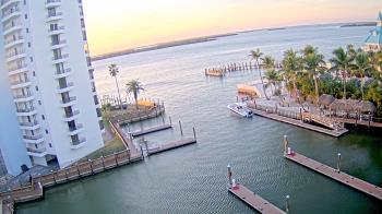 Weather camera view of Sanibel Harbour Yacht Club.