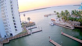 Weather camera view of Sanibel Harbour Yacht Club.