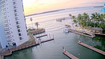 Weather camera view of Sanibel Harbour Yacht Club.