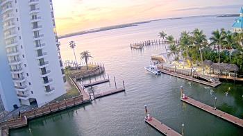 Weather camera view of Sanibel Harbour Yacht Club.