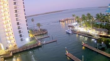 Weather camera view of Sanibel Harbour Yacht Club.