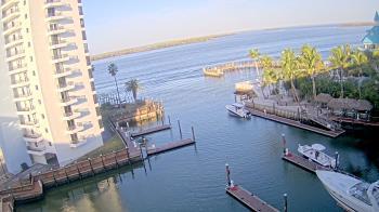 Weather camera view of Sanibel Harbour Yacht Club.
