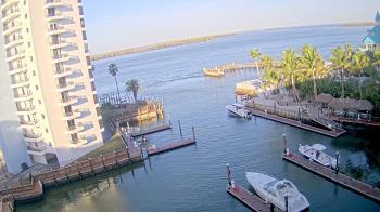 Weather camera view of Sanibel Harbour Yacht Club.