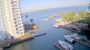 Weather camera view of Sanibel Harbour Yacht Club.