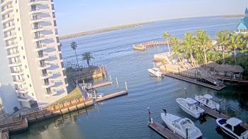 Weather camera view of Sanibel Harbour Yacht Club.
