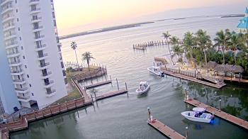 Weather camera view of Sanibel Harbour Yacht Club.