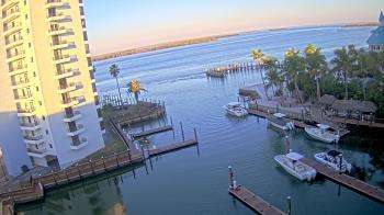 Weather camera view of Sanibel Harbour Yacht Club.