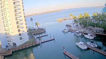 Weather camera view of Sanibel Harbour Yacht Club.